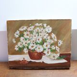 Peinture florale ancienne