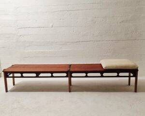 Large bench 1950s – William Watting Scanflex | Mid-century modern design furniture