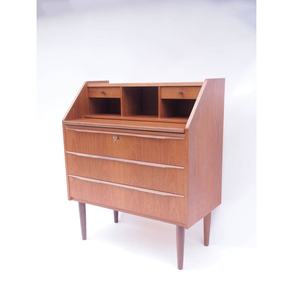 Secretaire bureau scandinave danois vintage
