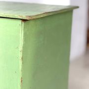 Table de rangement industrielle verte, années 1960