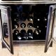 Meuble cave a vin art déco laqué noir et ivoire