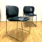 Chaise rétro Drabert SM400K, Allemagne de l'Ouest, années 1980, lot de 2