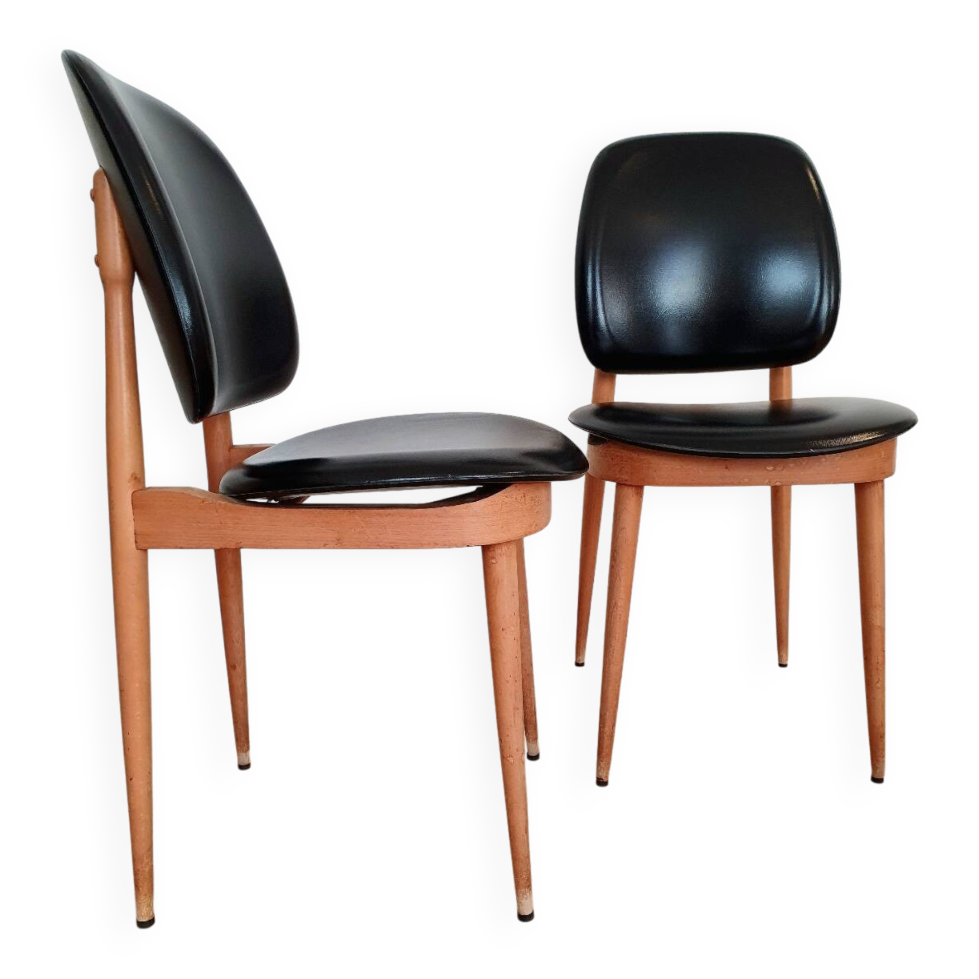 Vintage chairs "Pégase" Pierre Guariche/Baumann