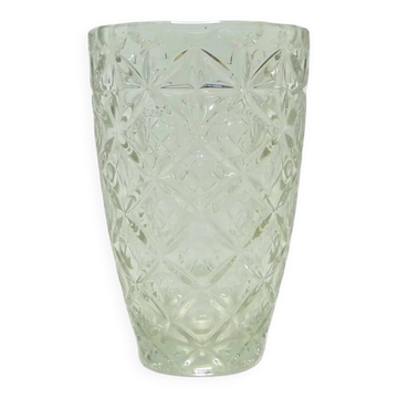 Vase, moderne du milieu du siècle, en verre, Huta Hortensja, Pologne, années 1950