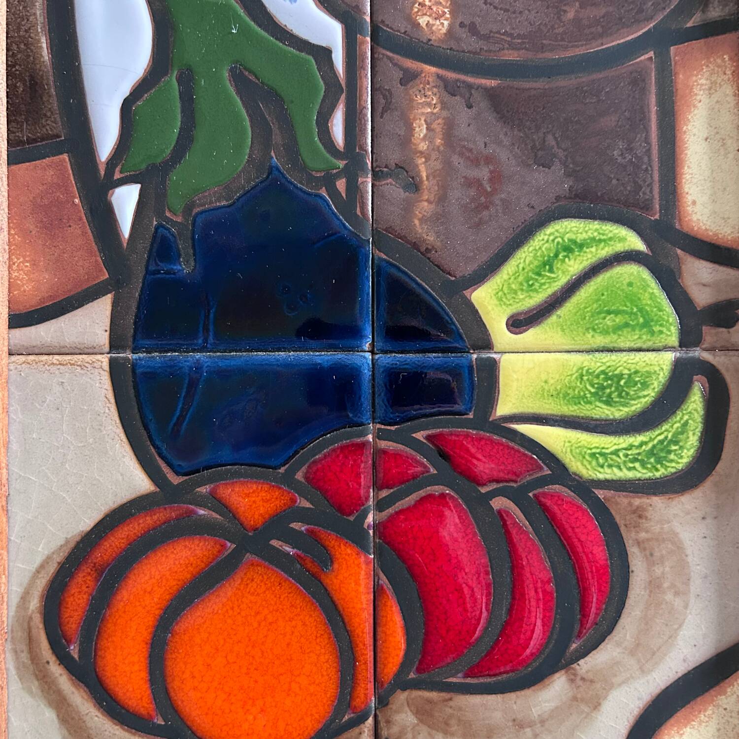 Ceramic still life painting