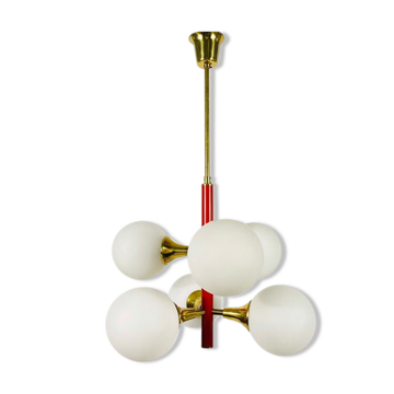 Red suspension by Kaiser, Germany, 60s