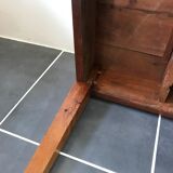Rustic farm coffee table with 1 1950 cherry drawer