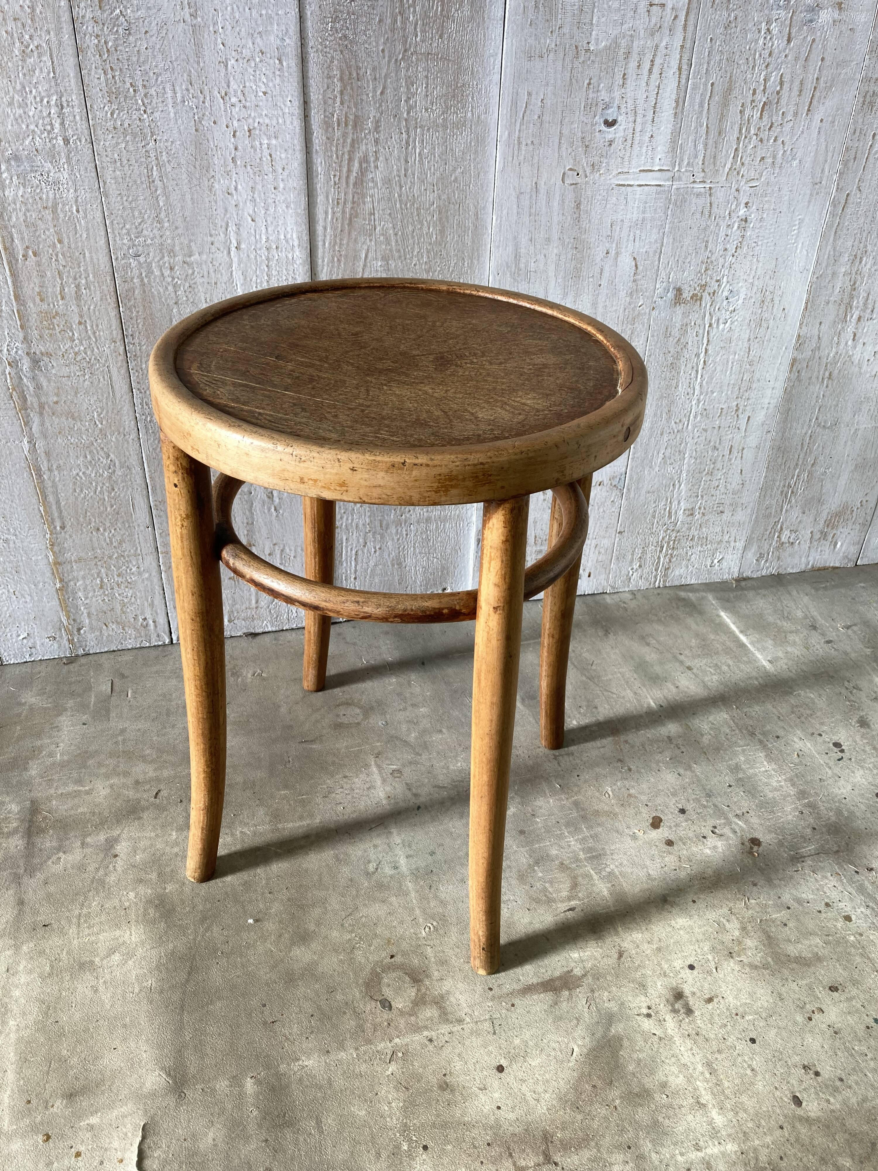 Vintage bentwood stool