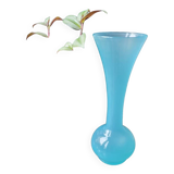Vase soliflore opaline bleu