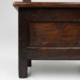 16th Century French wooden stool with storage and nice patina