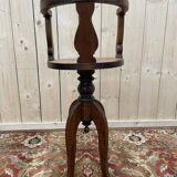Fauteuil de coiffeur en cannnage Paul Tournay