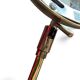 Articulated halogen lamp in chrome-plated brass – 1990s design – Italy