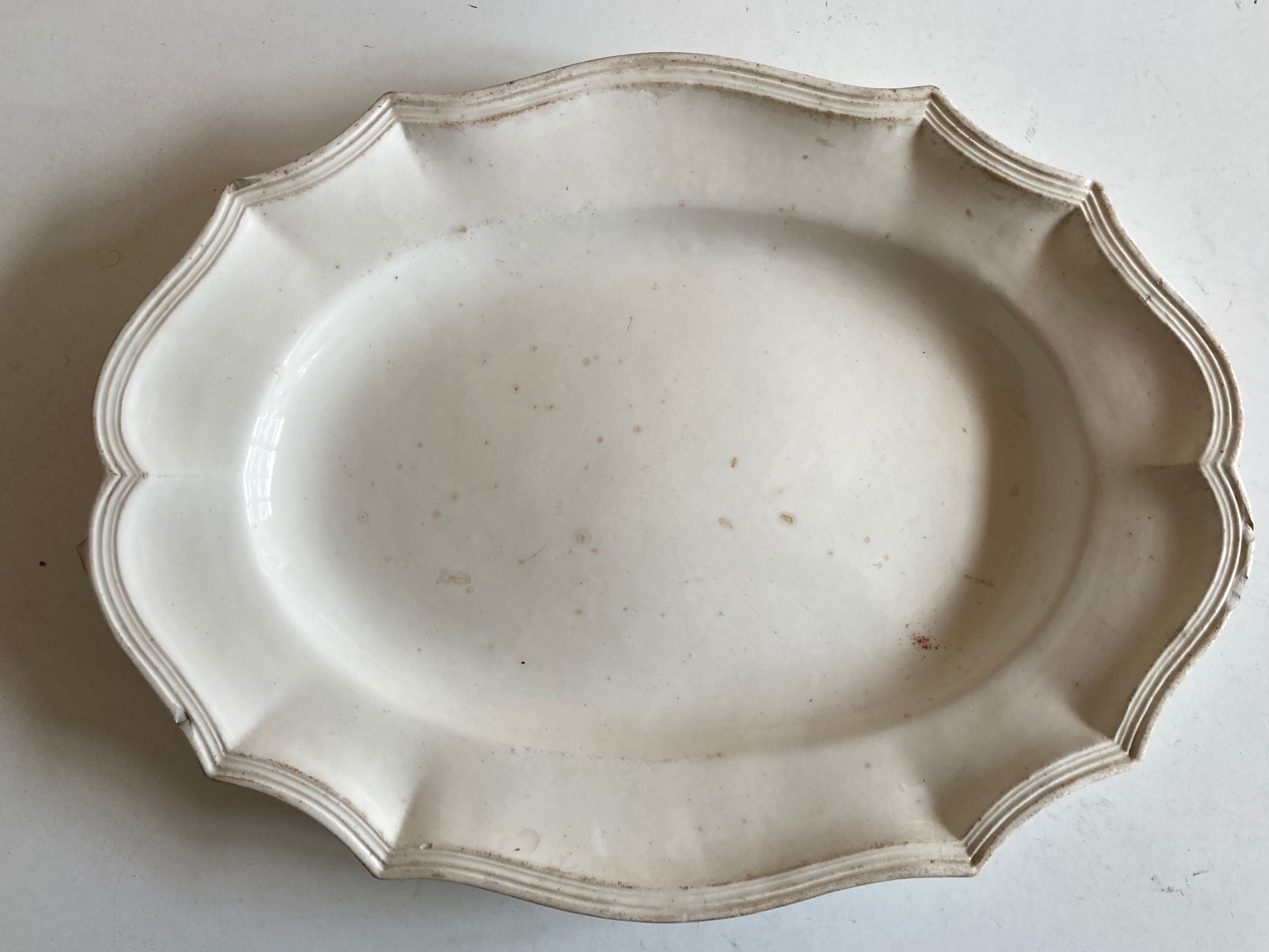 Plate in godenware 19th