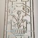 Art deco cast iron door grille