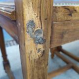 Set de 4 chaises style Louis XVI cuir