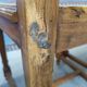 Set de 4 chaises style Louis XVI cuir