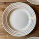 Set of 12 vintage flat plates, Jeannio de Gien model