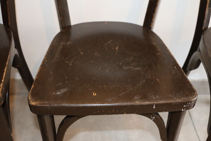 5 chairs BAUMANN N°29 brown