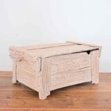 Antique Hand-Crafted Beech Trunk