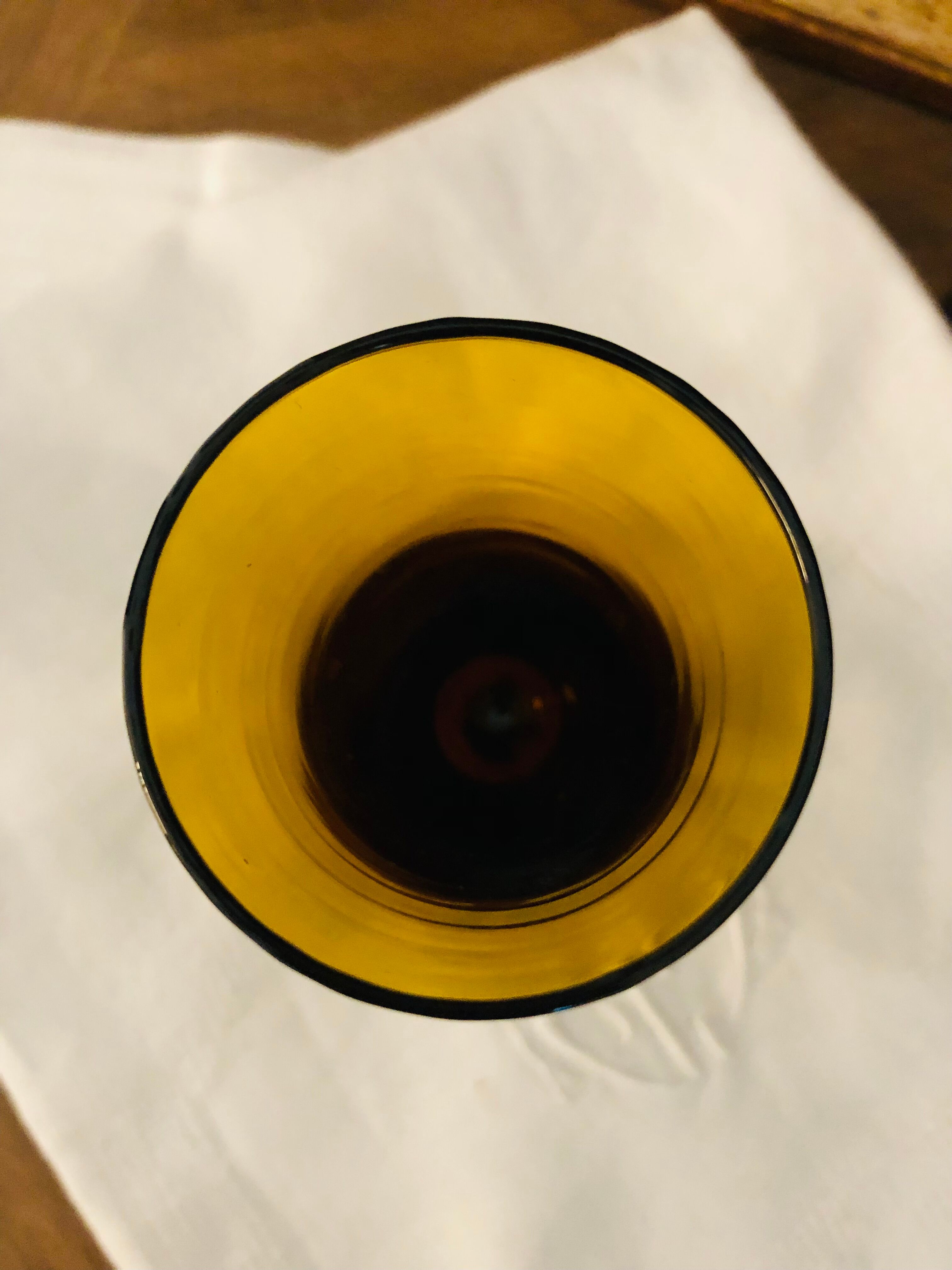 Orange glasses, amber glass long drink