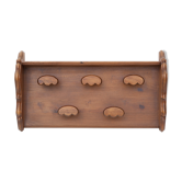 Porte-manteau vintage porte-manteau bois mural 5 patères, rustique, vestiaire, coat hanger, rack
