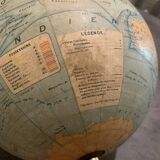 Terrestrial globe. Forest 1880 Perfect condition