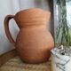 Terracotta jug