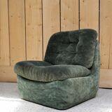 Velvet armchair