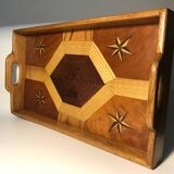 Wooden serving tray
