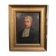 Ancient painting, portrait of a man of law, 19th century