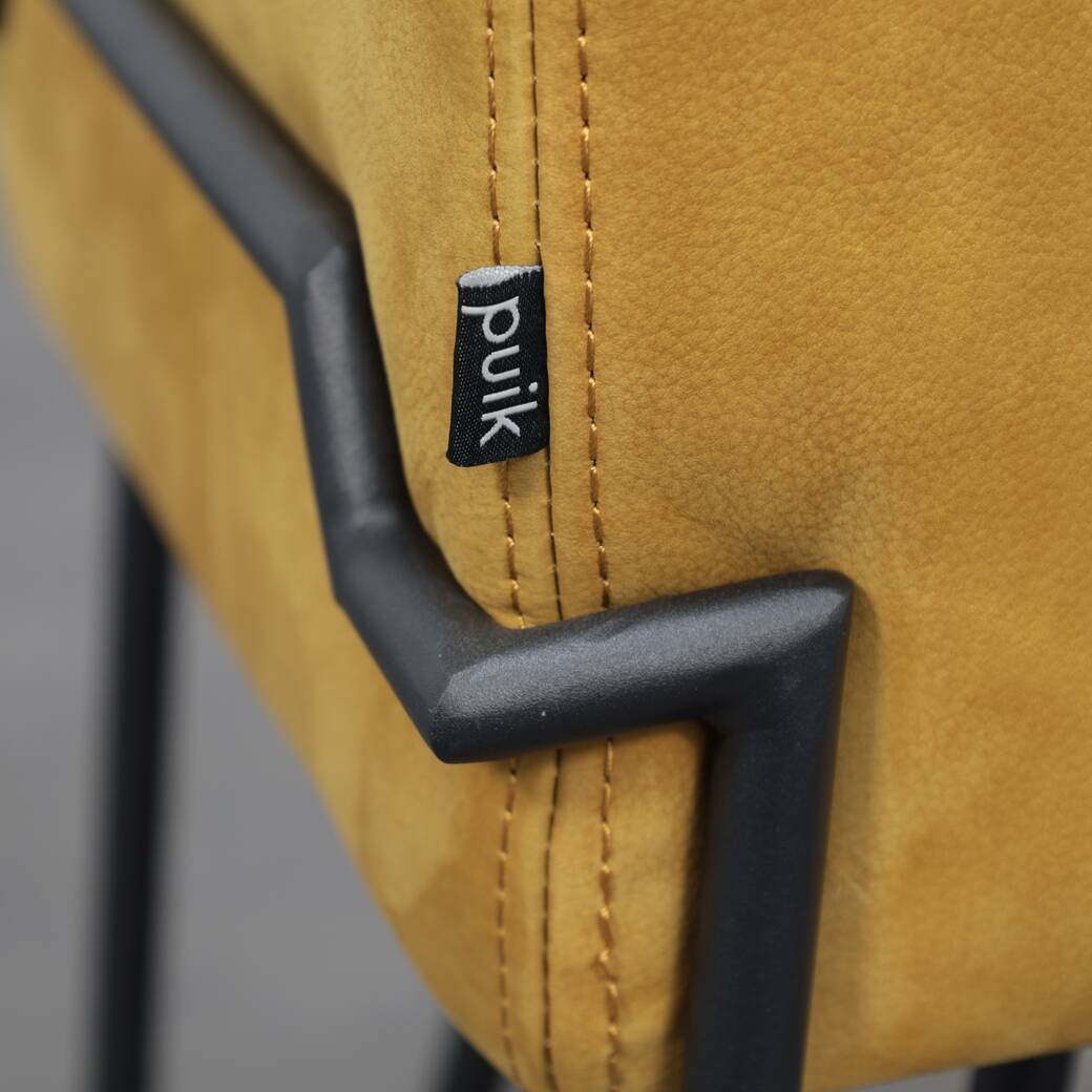 Low stool Bokk in leather by Ka-Lai Chan for Puik