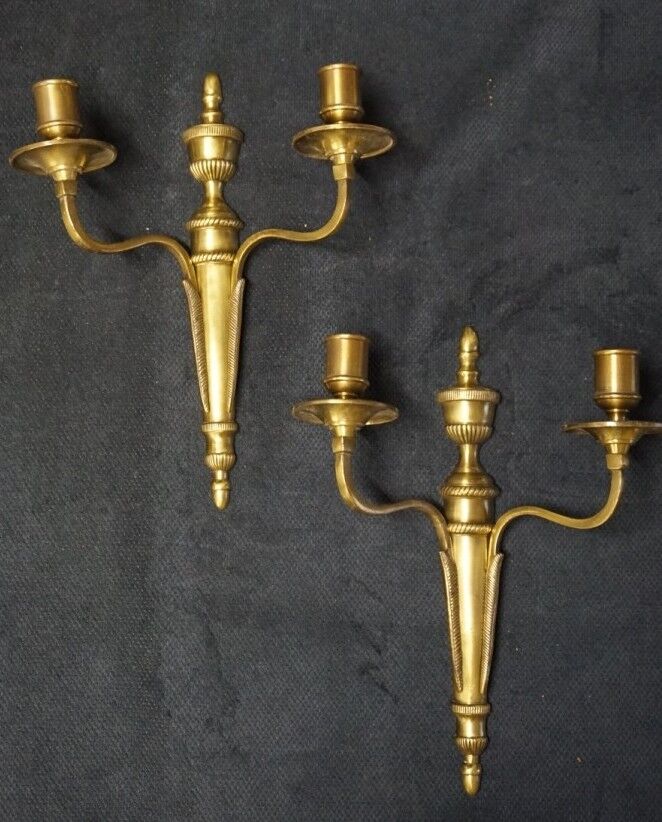 Pair of Empire wall sconces, France 20th century
