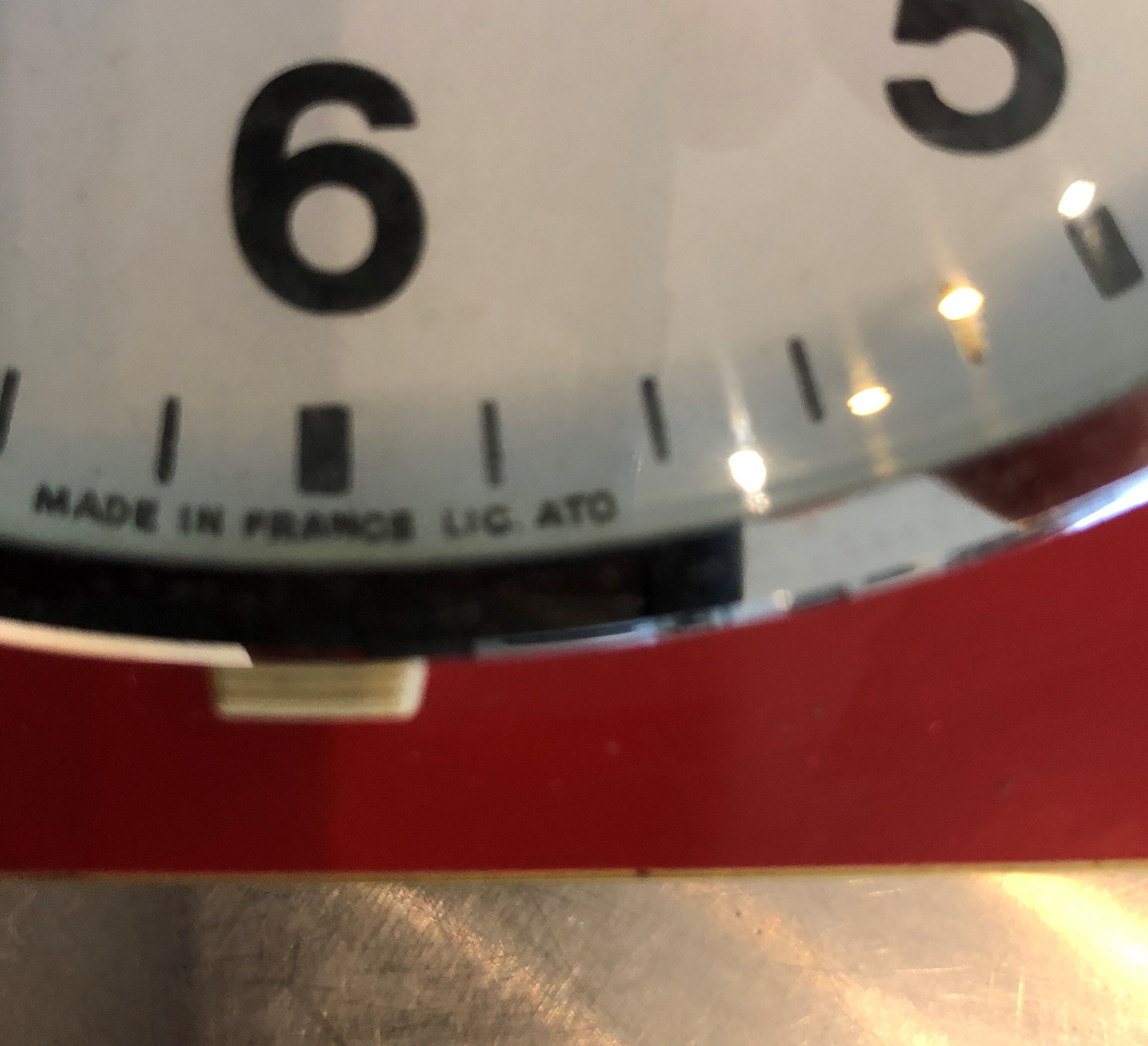 Vintage wall pendant Star formica red 60s