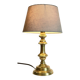 Lampe chic ancien bougeoir laiton massif