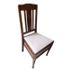 Pair of mahogany chairs with spindles