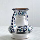 Small hand-painted North African style vase.