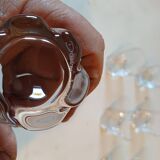 7 Digestif Glasses "Daum"