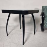 H 269 Lounge Chair and table spider by Jindřich Halabala for Up Zavody, 1940s, Set of 2