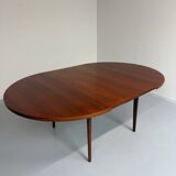 Table de repas a rallonge en teck design scandinave  Niels Otto Moller