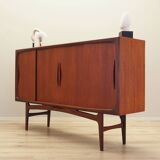 Teak highboard, Danish design, 1970s, production: Denmark