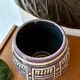 Italian ceramic vase – geometric decoration 1960s/70s