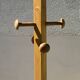 Modernist coat rack with 8 vintage 1980 hooks.