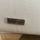 High-end burov ivory leather armchair - as new (never used)
