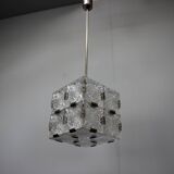 Mid-Century Glass Pendant by Kamenicky Šenov, 1960s, Czechoslovakia