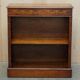 Brights of Nettlebed style Sheraton dwarf library in burr elm, walnut, and mahogany.