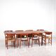 Grande table à manger extensible en palissandre brésilien par H. Sigh & Son
