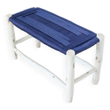 Natural wooden bench