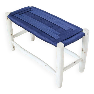 Natural wooden bench