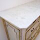 Antique Italian commode with a marble top.