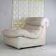 Chair "Space Age" in unbleached wool, France, circa 1970